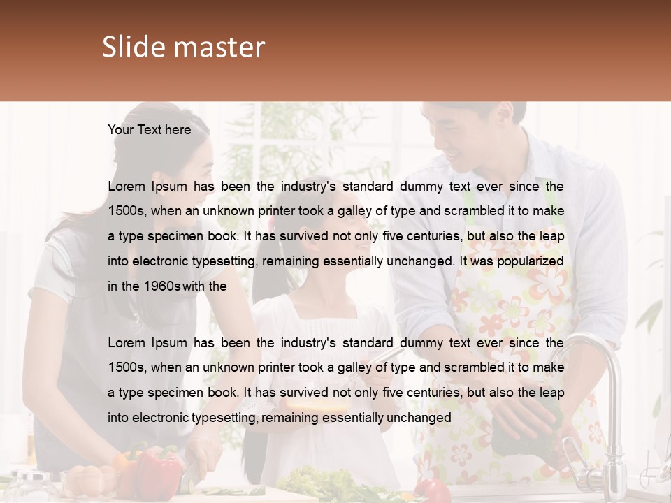 House Cooling Electric PowerPoint Template