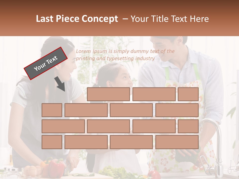 House Cooling Electric PowerPoint Template