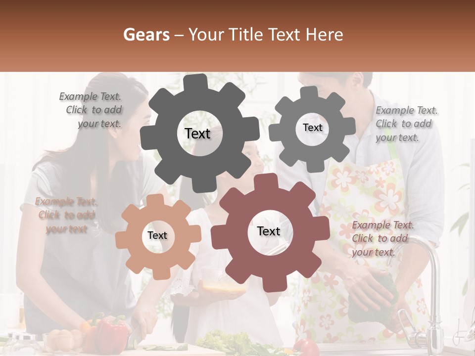 House Cooling Electric PowerPoint Template