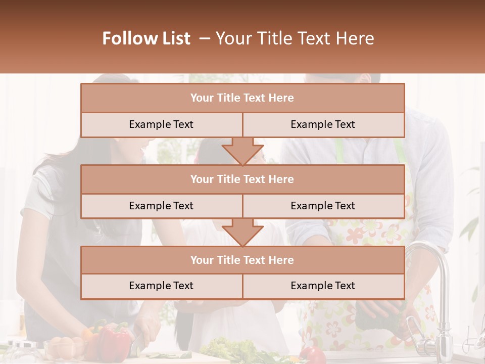 House Cooling Electric PowerPoint Template