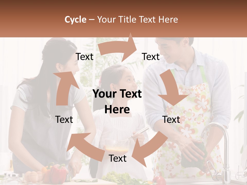 House Cooling Electric PowerPoint Template