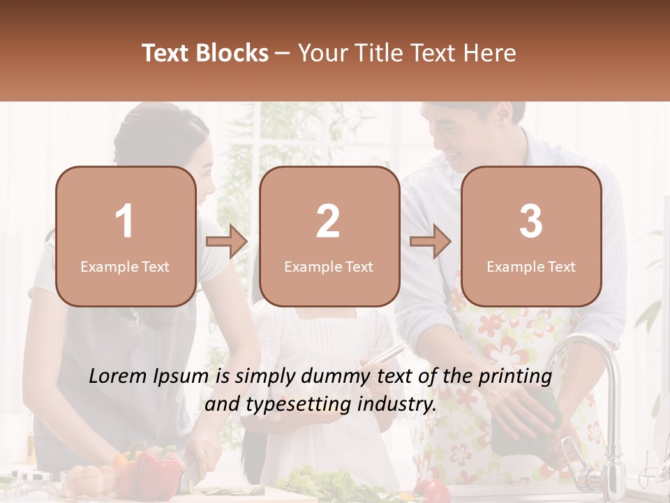 House Cooling Electric PowerPoint Template
