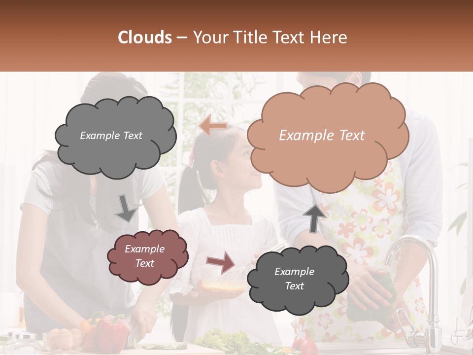 House Cooling Electric PowerPoint Template