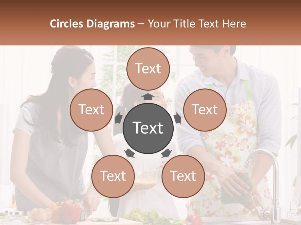 House Cooling Electric PowerPoint Template