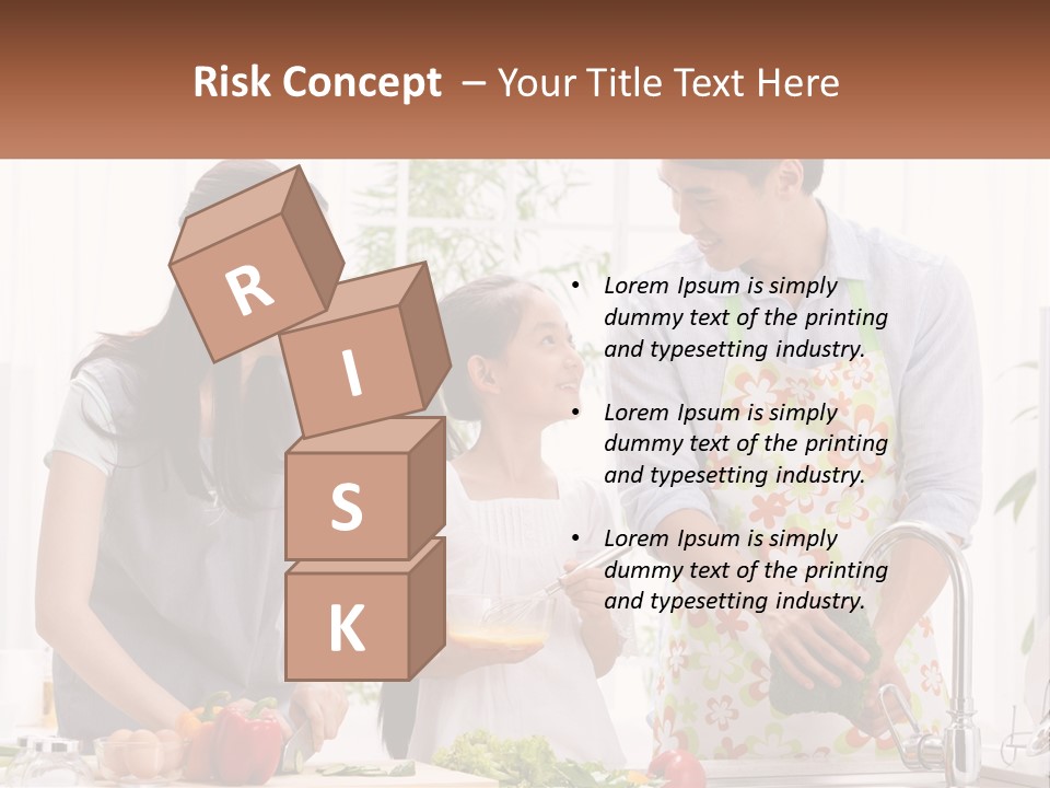 House Cooling Electric PowerPoint Template