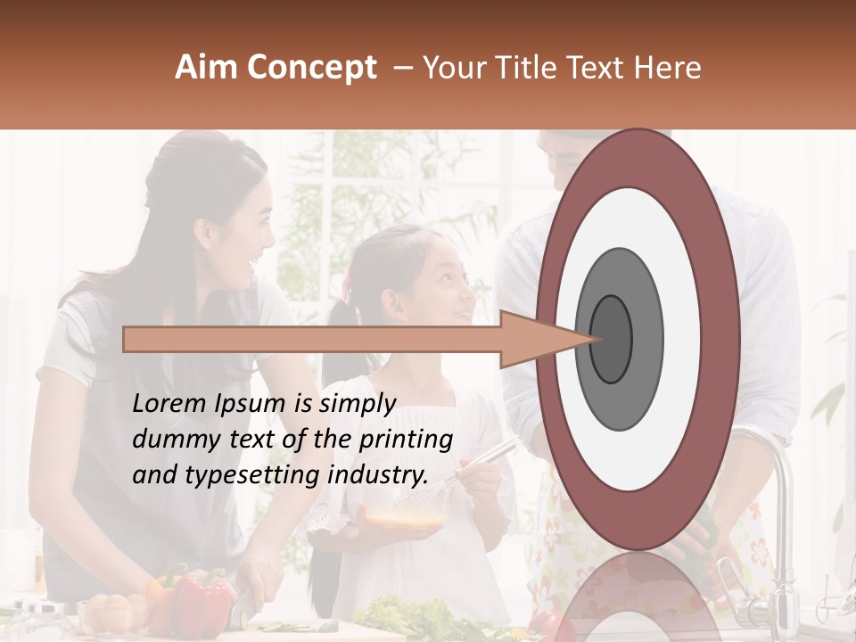 House Cooling Electric PowerPoint Template