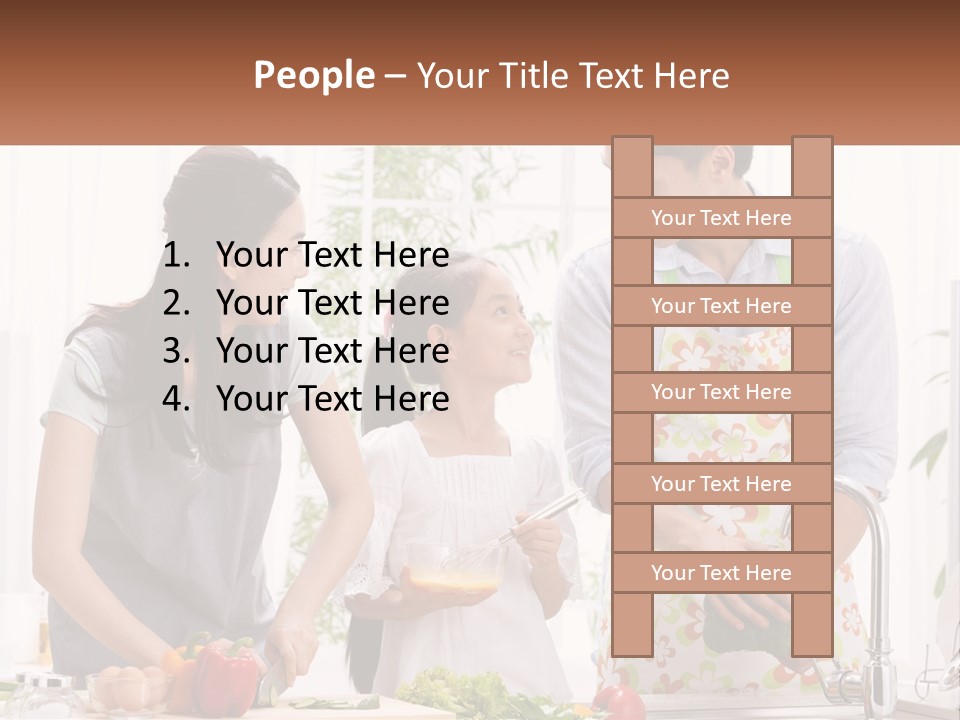 House Cooling Electric PowerPoint Template