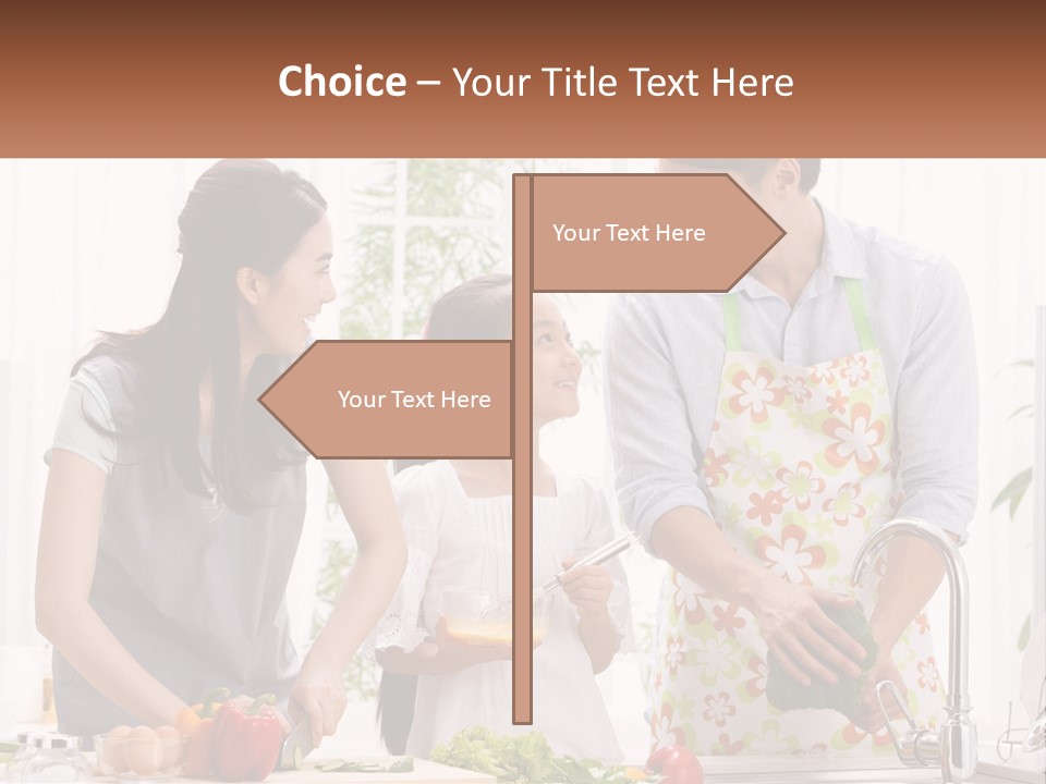 House Cooling Electric PowerPoint Template
