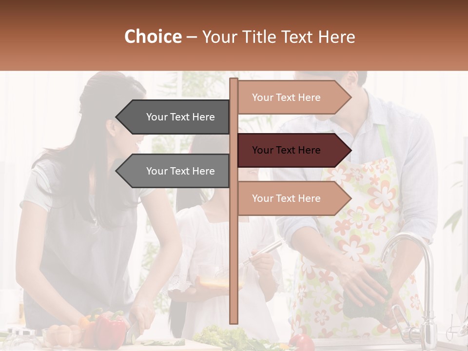 House Cooling Electric PowerPoint Template