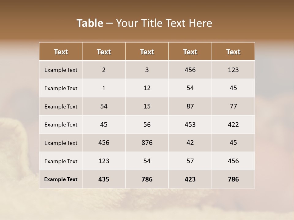 House Industry Cold PowerPoint Template