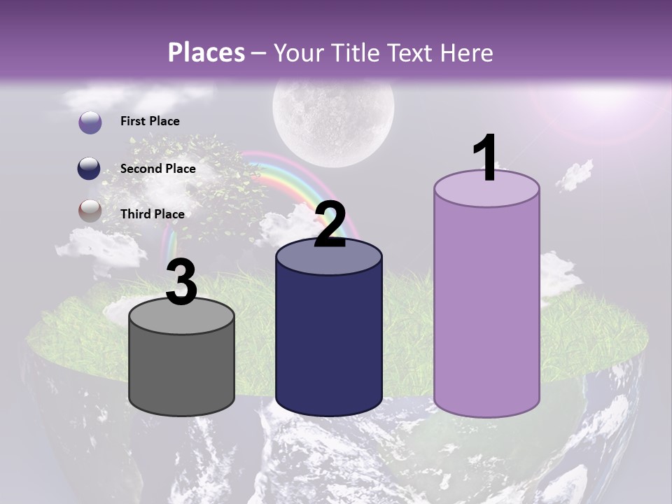 Part Cool House PowerPoint Template