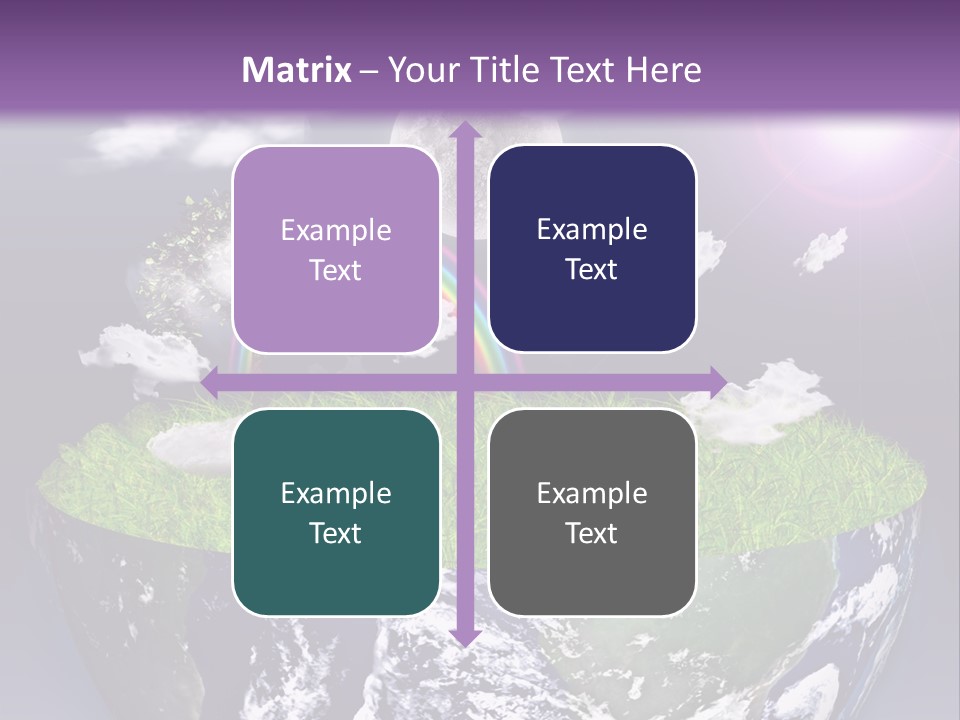 Part Cool House PowerPoint Template