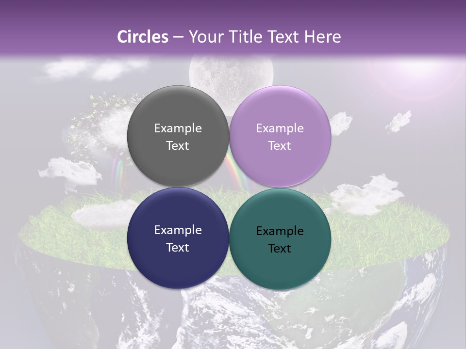 Part Cool House PowerPoint Template