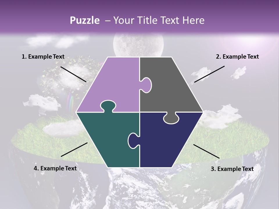 Part Cool House PowerPoint Template