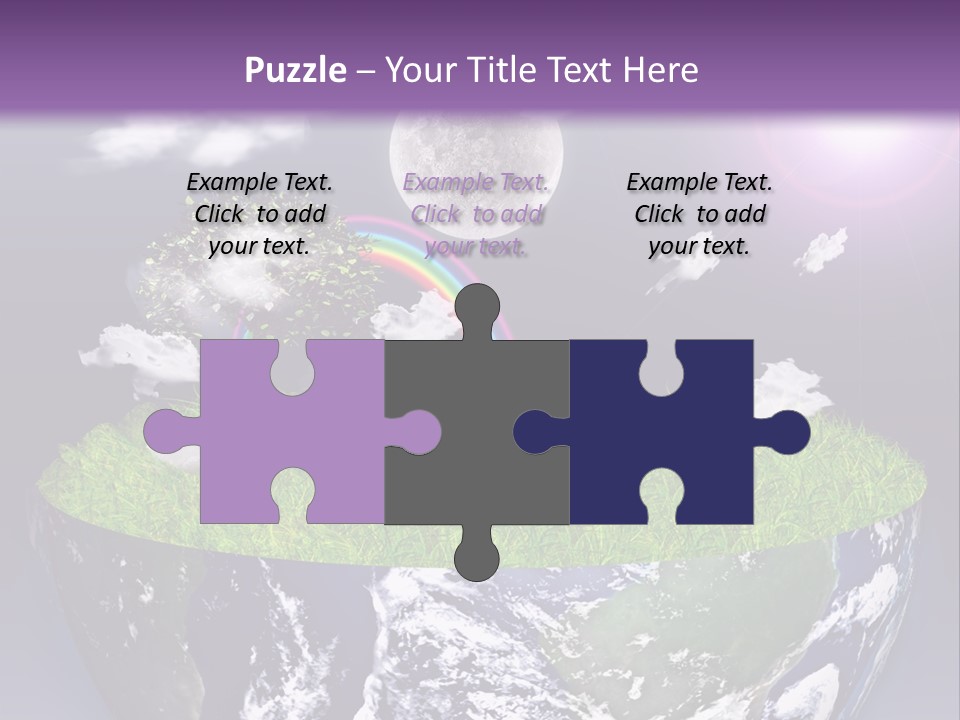 Part Cool House PowerPoint Template