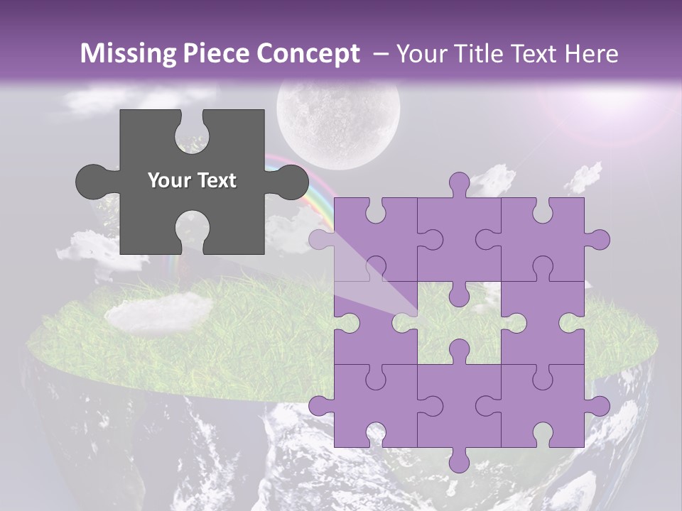 Part Cool House PowerPoint Template