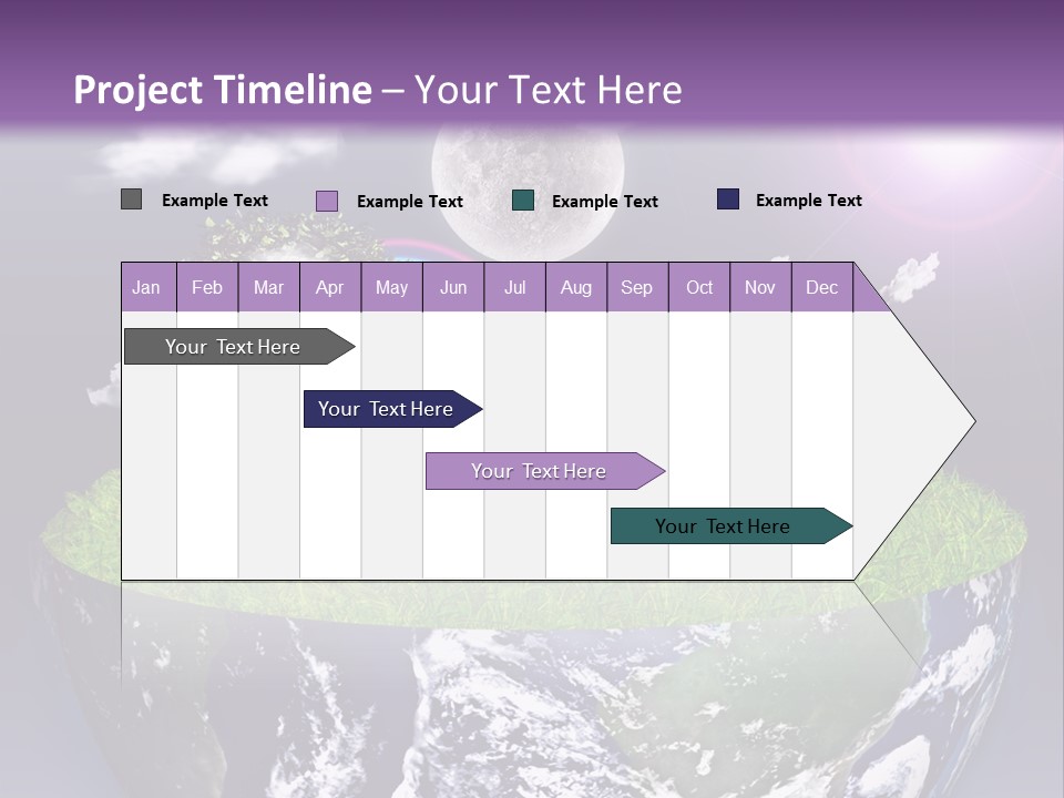 Part Cool House PowerPoint Template