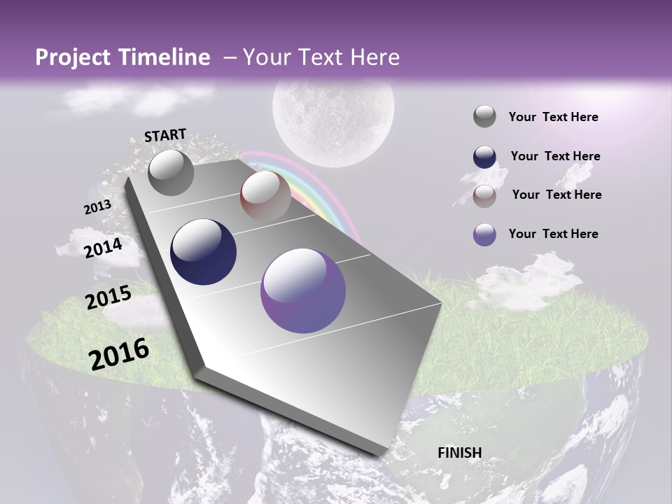 Part Cool House PowerPoint Template