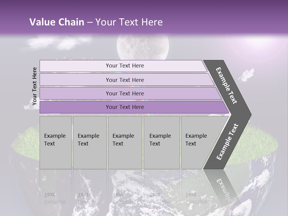 Part Cool House PowerPoint Template