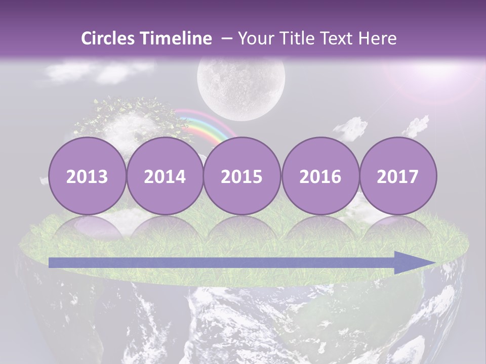 Part Cool House PowerPoint Template