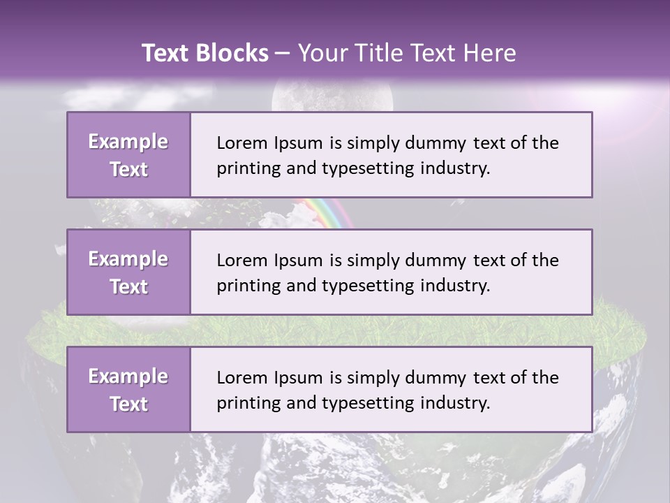 Part Cool House PowerPoint Template