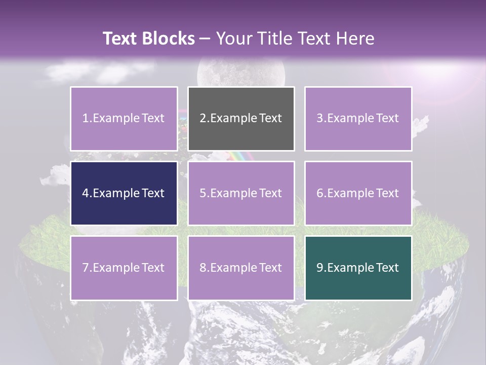 Part Cool House PowerPoint Template