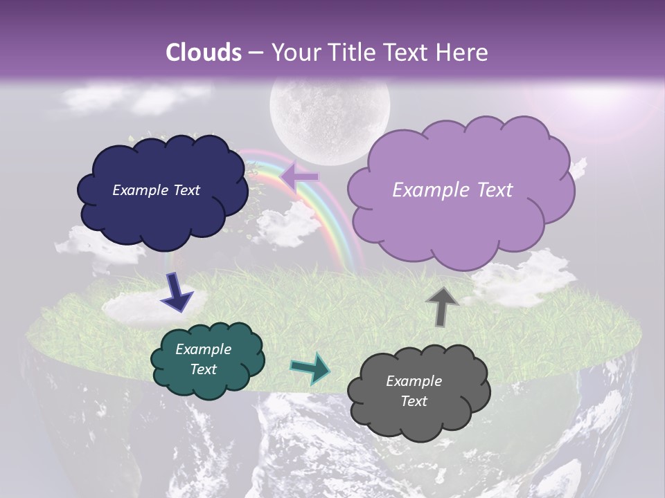 Part Cool House PowerPoint Template