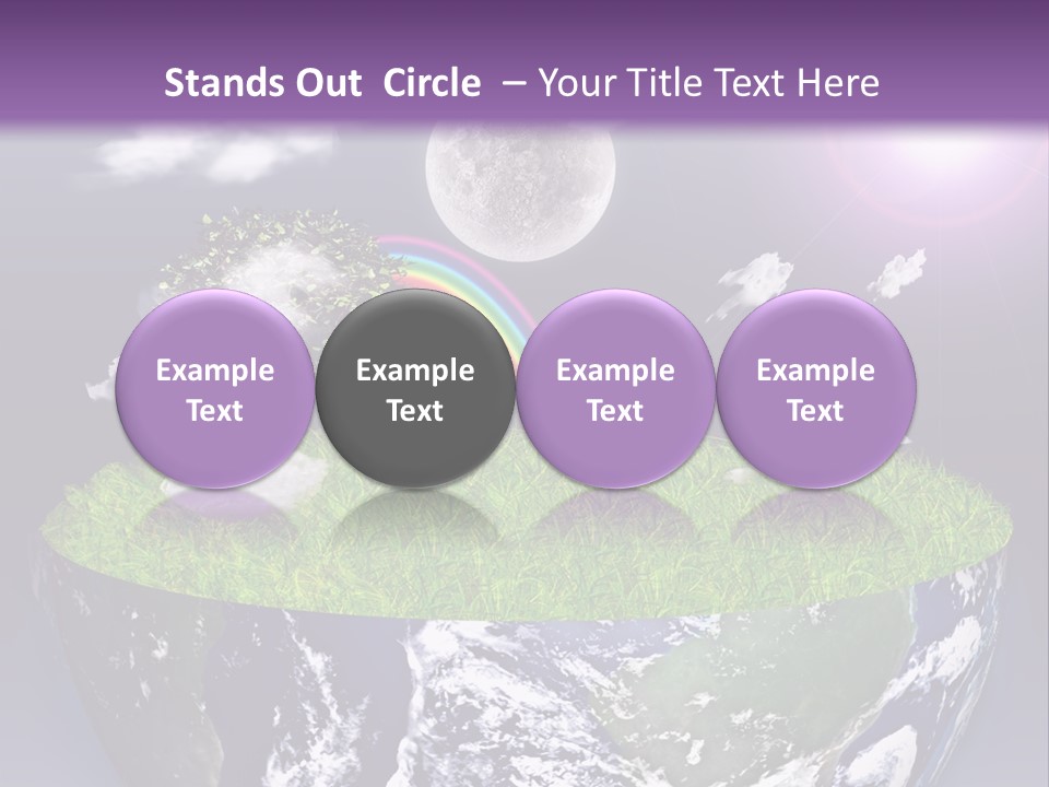 Part Cool House PowerPoint Template