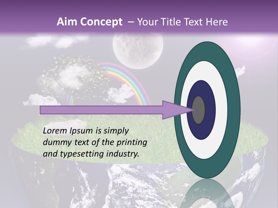 Part Cool House PowerPoint Template