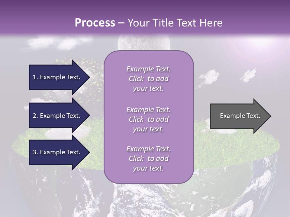 Part Cool House PowerPoint Template