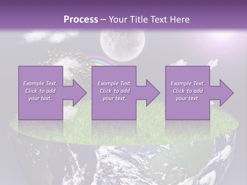 Part Cool House PowerPoint Template