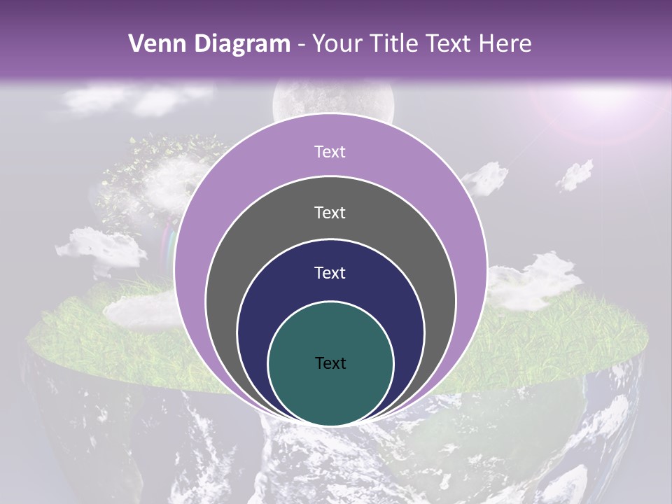 Part Cool House PowerPoint Template