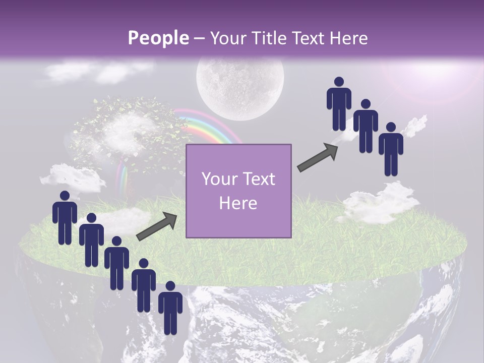 Part Cool House PowerPoint Template