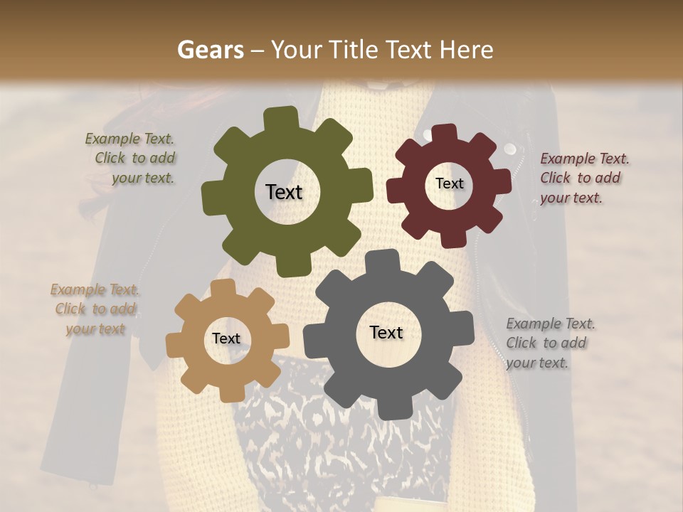 Heat System Remote PowerPoint Template