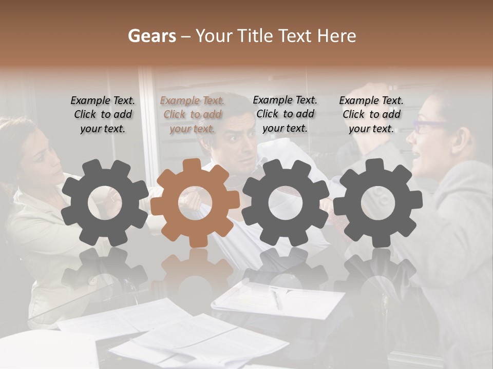 Cool Temperature Switch PowerPoint Template