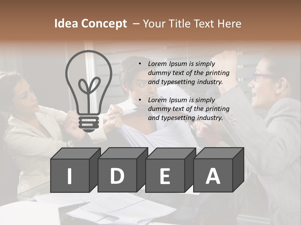 Cool Temperature Switch PowerPoint Template