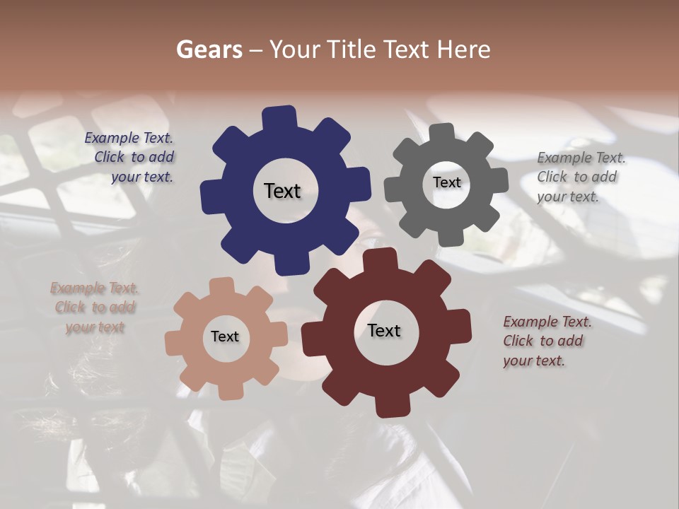 White Conditioner Energy PowerPoint Template