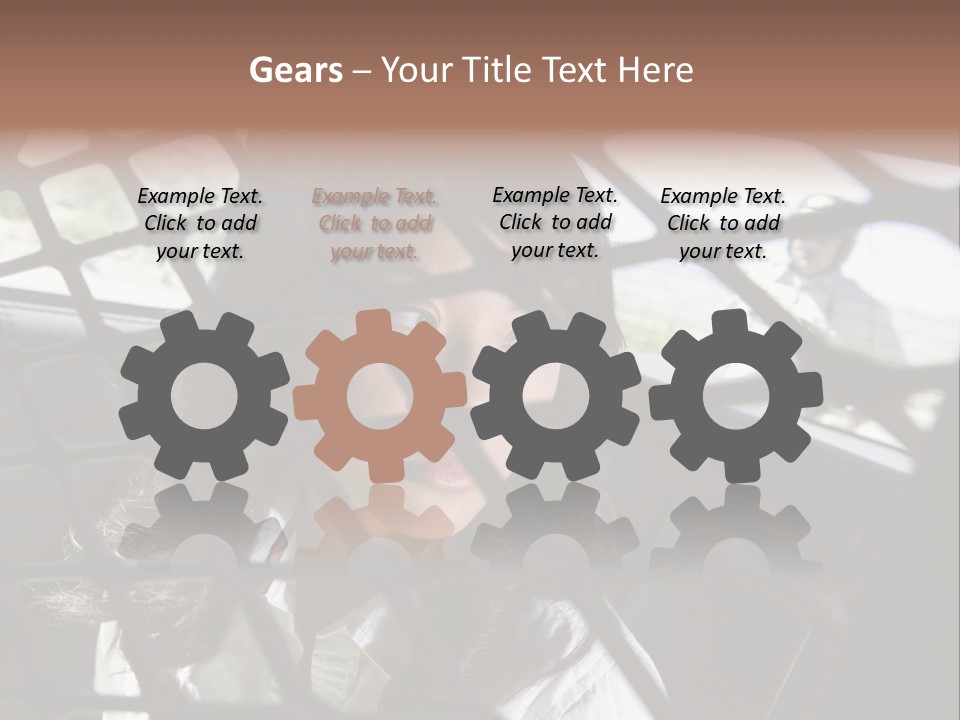 White Conditioner Energy PowerPoint Template