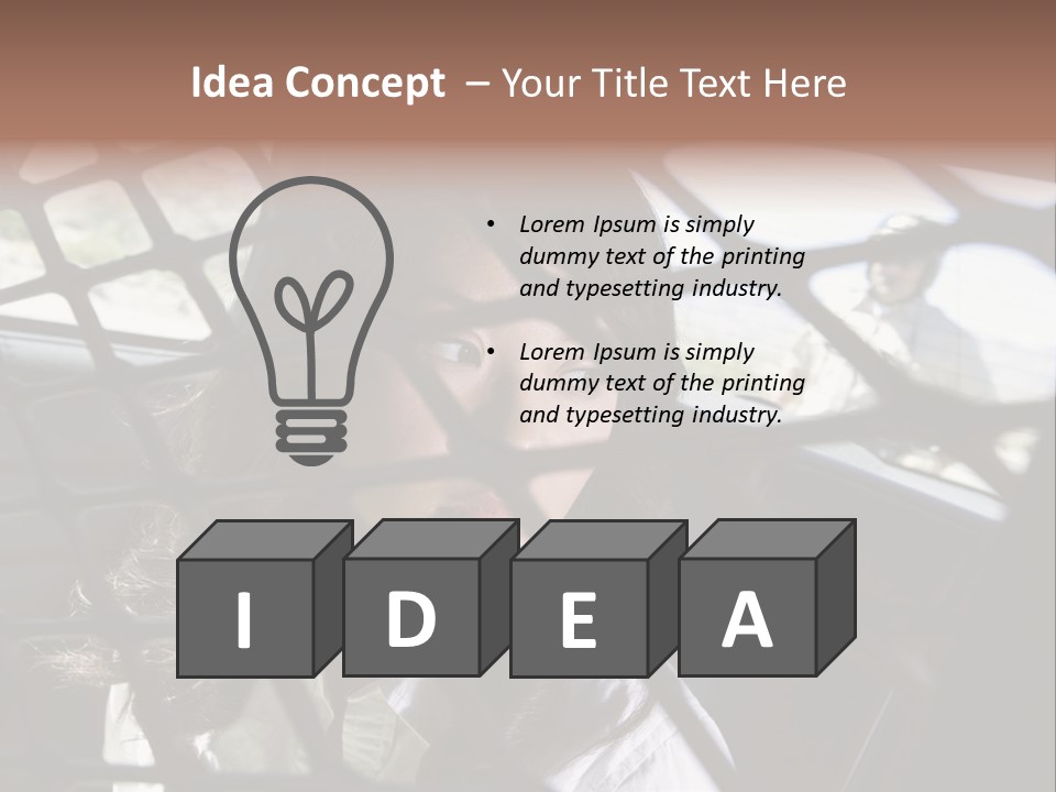 White Conditioner Energy PowerPoint Template