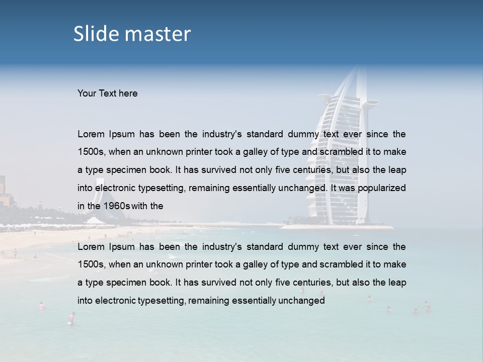 Cooling Electric Part PowerPoint Template