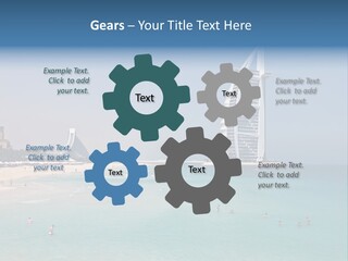 Cooling Electric Part PowerPoint Template