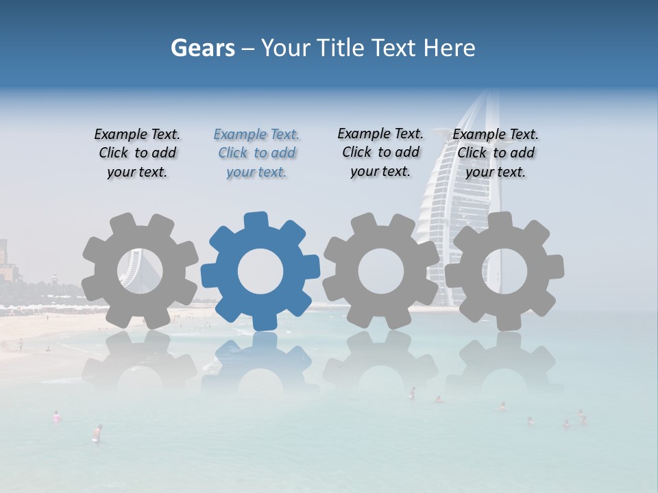 Cooling Electric Part PowerPoint Template