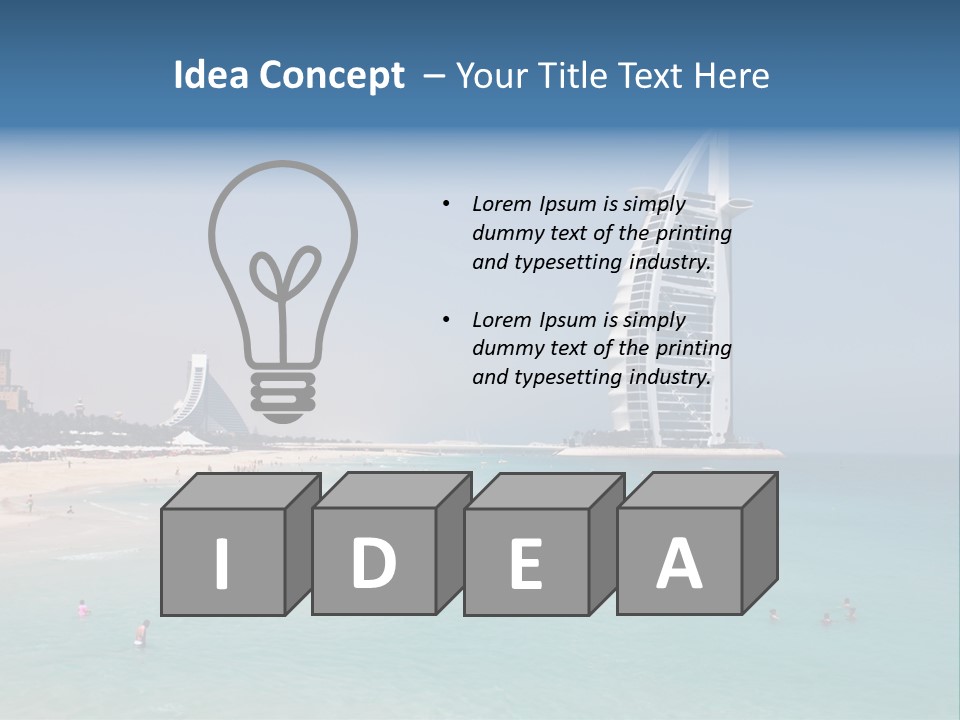 Cooling Electric Part PowerPoint Template