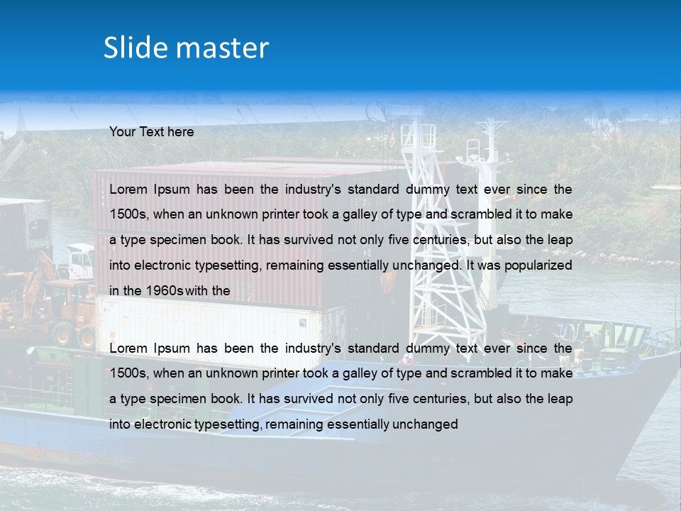 Industry Technology Ventilation PowerPoint Template