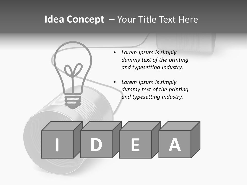 Electricity Part System PowerPoint Template