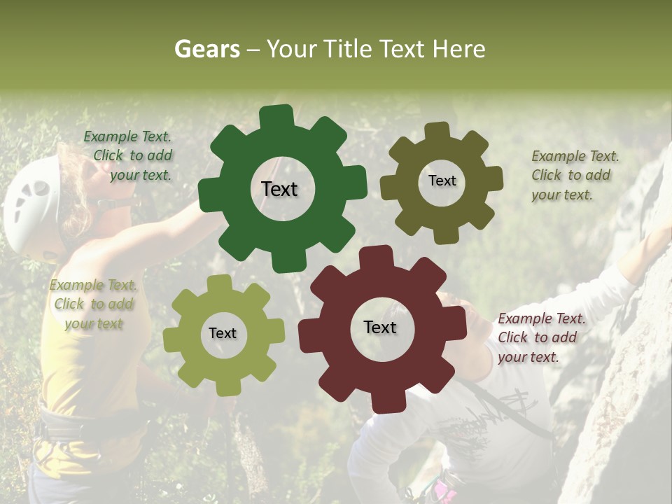 Cold Heat Conditioner PowerPoint Template