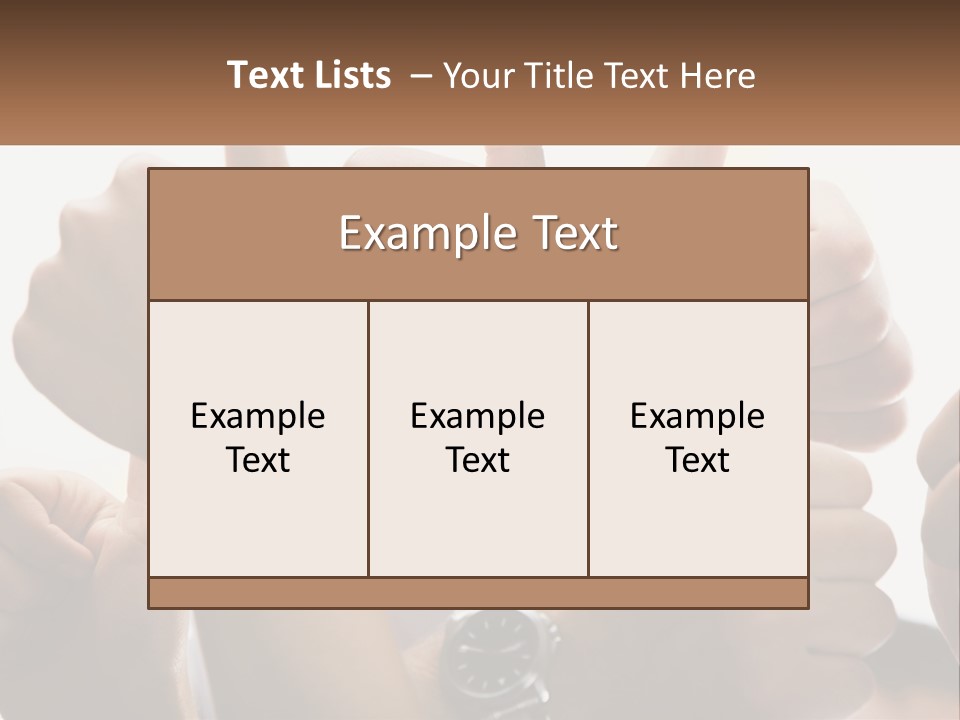 Part Condition Power PowerPoint Template