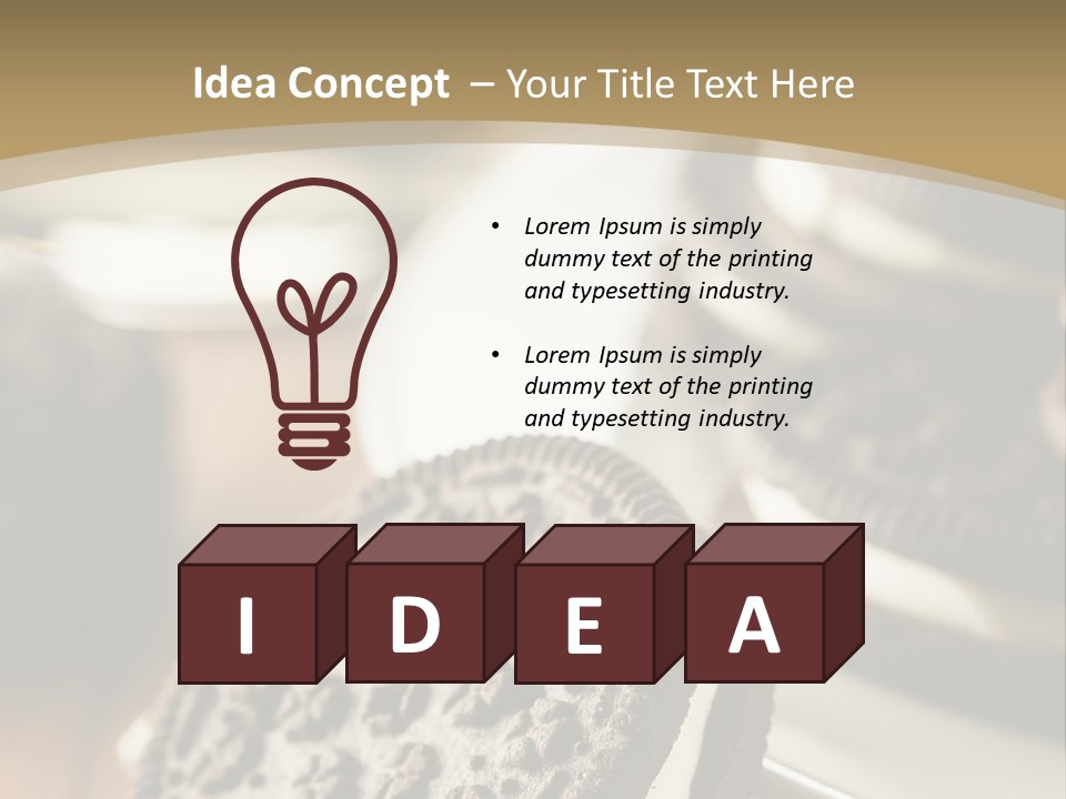 Unit Conditioner White PowerPoint Template