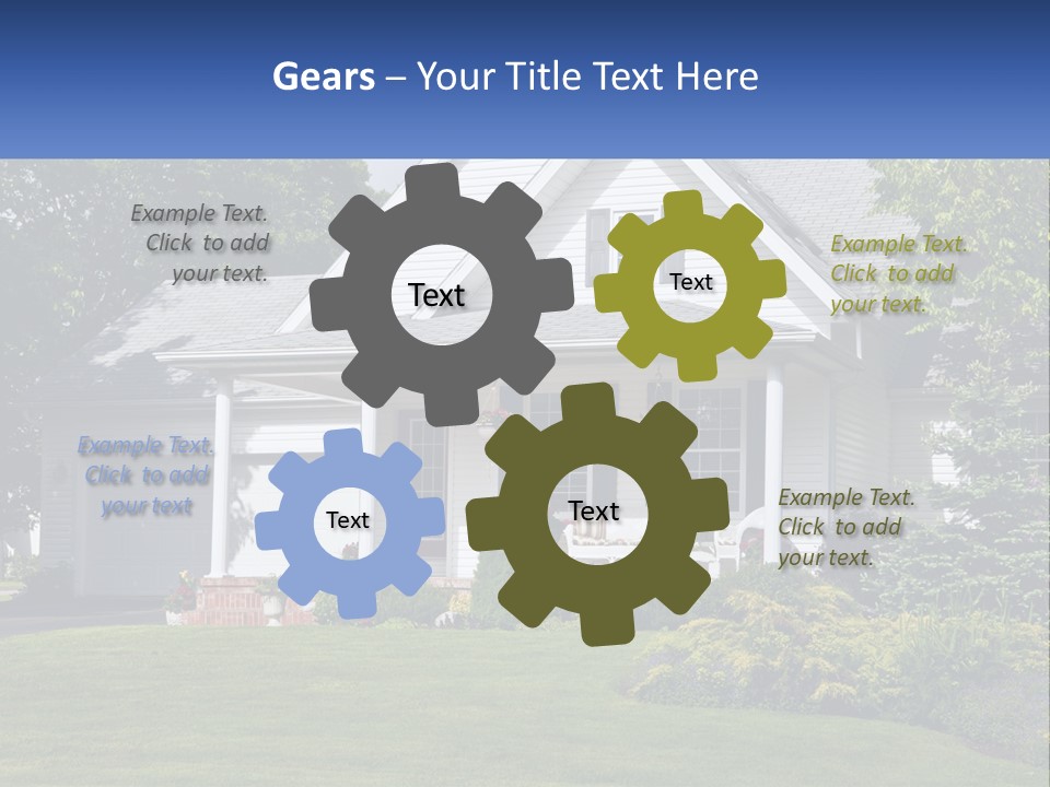 Ventilation Cool Electricity PowerPoint Template