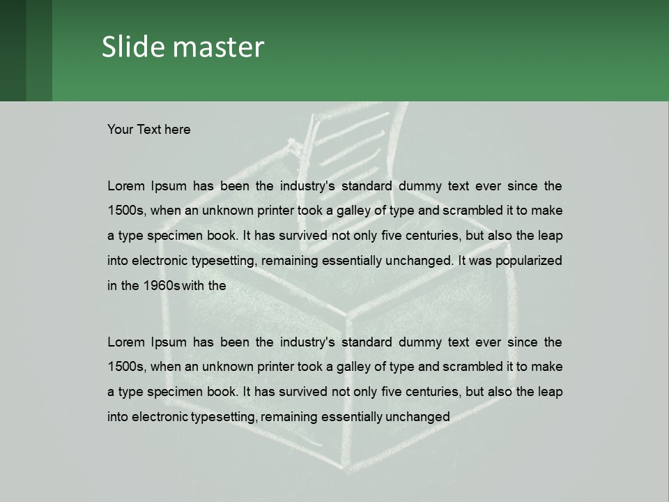 White Conditioner Cool PowerPoint Template